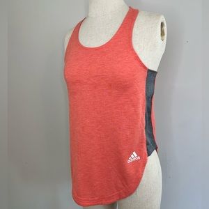 Adidas Muscle Mesh Workout Top pink grey